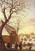 AVERCAMP, Hendrick Winter Landscape  ggg painting